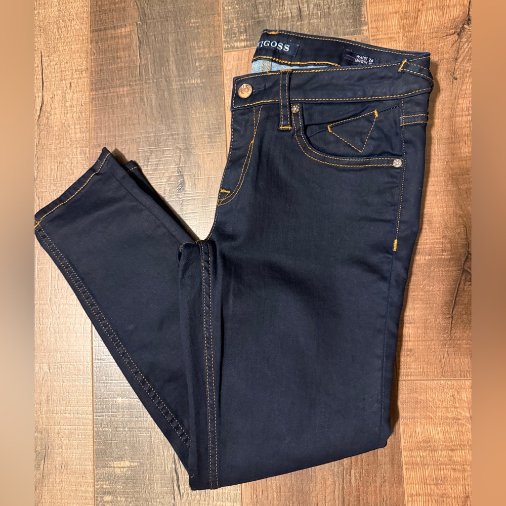 Vigoss Women's Midnight Blue Skinny Crop